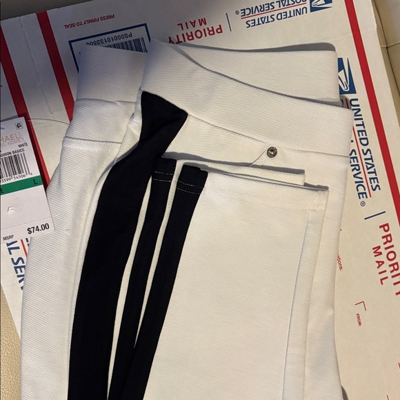 MICHAEL Michael Kors Stripe Pull On Leggings - Picture 2 of 7